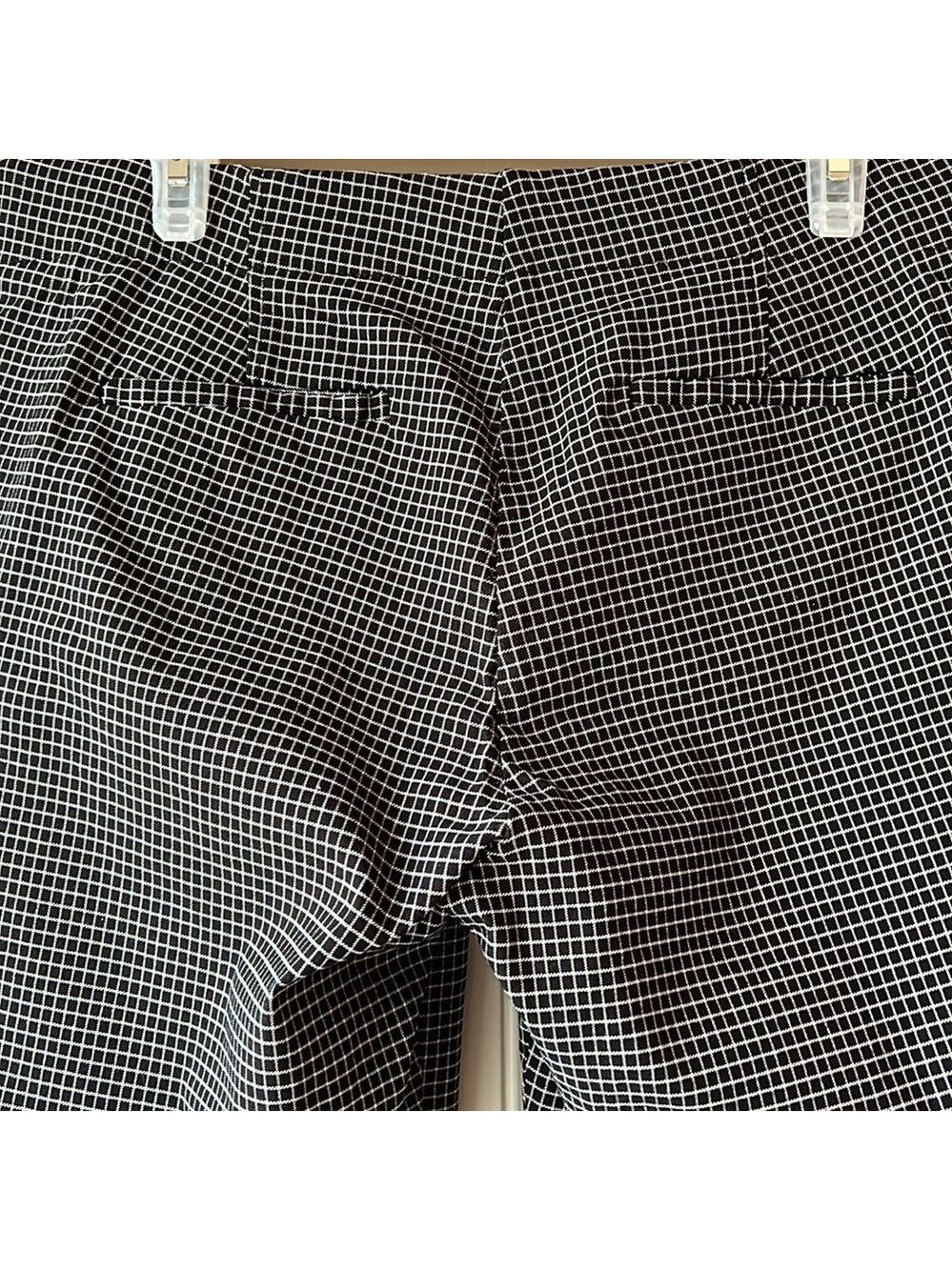 trendsetter Black Plaid Capris Size 14 - Picture 6 of 8